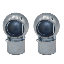 Ball Socket M6 Thread Female 13mm Boot Bonnet Multi Fit Strut End Fittings 2X