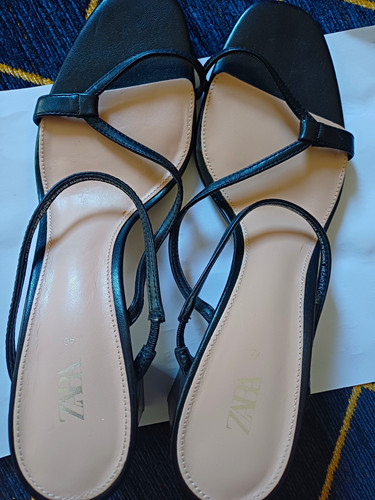 Zara women black strappy - zara,