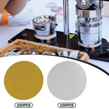 100x Button  Blank Paper Round Blank Card Equipment Direct Replaces Craft Making