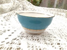 Colclough Harlequin Bone China Blue sugar bowl GC