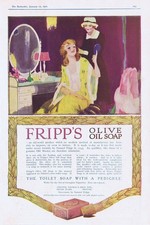 FRIPP'S Olive Oil Soap - Antique Advertisement 1921
