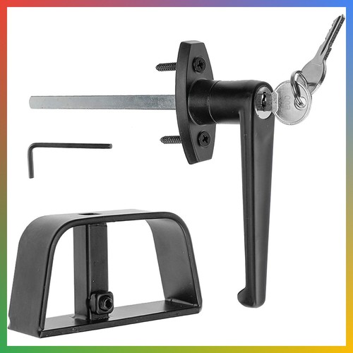 Shed door latch lock kit - shed,