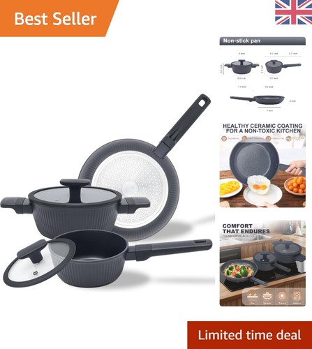 Black striped ceramic - black,