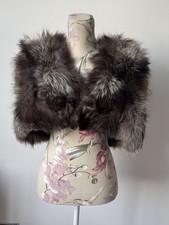 Silver Fox Fur Cape