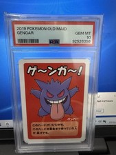 PSA 10 Gem Mint Gengar 2019 Old Maid Red Back Promo Japanese Pokemon Card