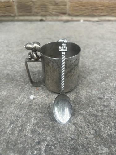 Vintage snoopy silver plated - vintage,