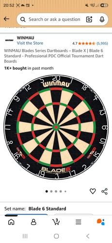 Winmau blade dartboard - winmau,