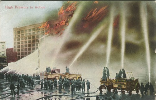 Firemen and fire engines - firemen,