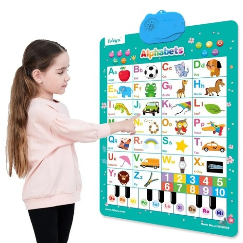 Interactive alphabet wall - alphabet,