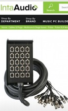 Stage Box & Multicore XLR snake/loom 15M 16+4 band theatre NEW