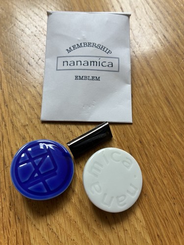 Nanamica memebership badges - nanamica, x