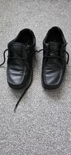 Kangol Waltham Lace Up Shoes Black UK 9 EU 43 Leather Upper Smart Casual - Used