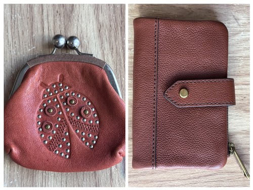 Fossil leather clasp - x2,
