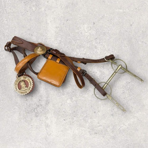 Vintage horse driving bridle - horse,