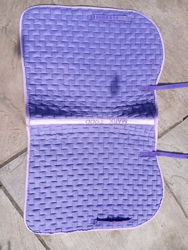 Mark todd saddle pad purple - mark,