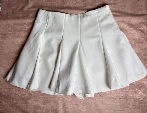 Zara ladies white skort - white, size