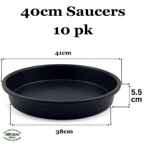 10pk 40cm plant pot saucers - plant,