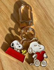 Christmas Gift Cartoon Snoopy Dog Music Note Peanut Cute Keyring Keychain