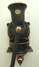 Vintage Spong No. 2 Cast Iron Coffee Grinder/Mill with catching tray - V.G.C.