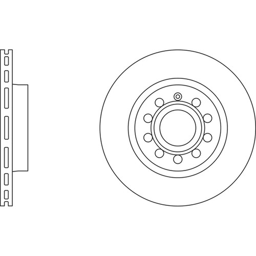 Brake discs vented for - 2x,