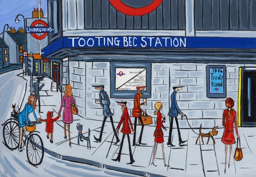 Print tooting bec station - bec,