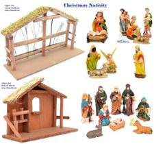 Christmas nativity crib scene - crib,