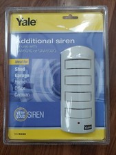 Yale Additional Siren Alarm, use with SAA5010 / 5020 / 5030, New, Home, Shed