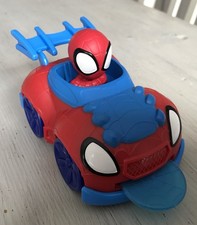 Shooting Marvel Spidey Car & Amazing Friends & Disc Dashers with Disc vehicle 