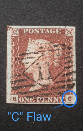 Queen victoria penny red - victoria,