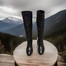 Jones Bootmaker MKOC28513 Ladies Leather Boot Size UK 4 Black