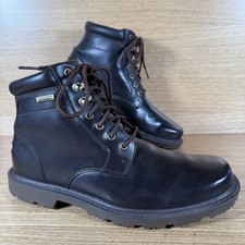 Rockport Men’s Hydro-Shield Waterproof Brown Leather Boots - Size 7 UK (40.5 EU)