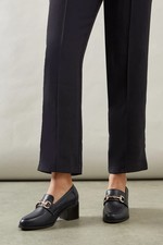 Wallis Womens Heels Navy Court Shoes Day To Night Comfortable Block Mid Heel