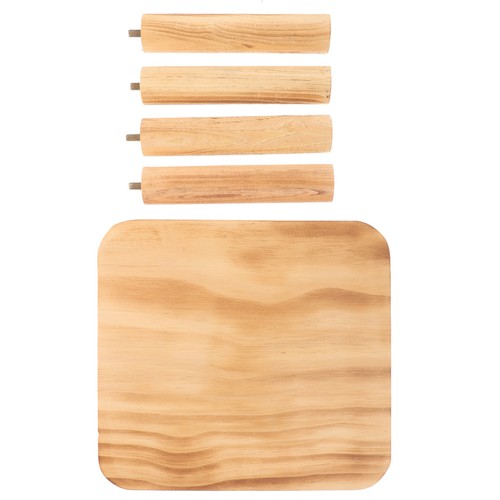 Assorted color wooden step - color,
