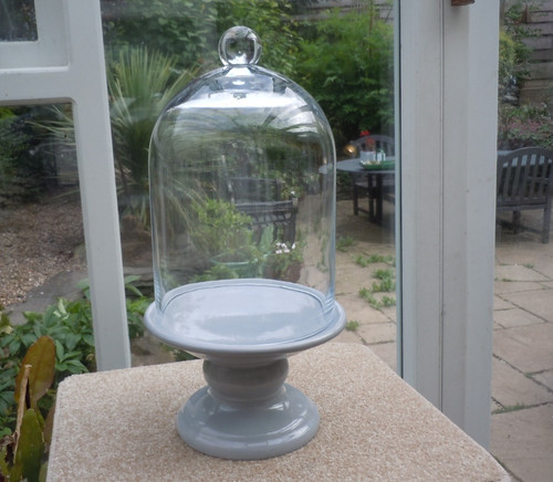 Large glass cloche - large,