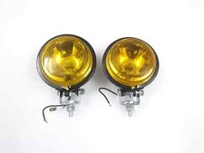 2x 3.5" Spot Light Yellow Lens