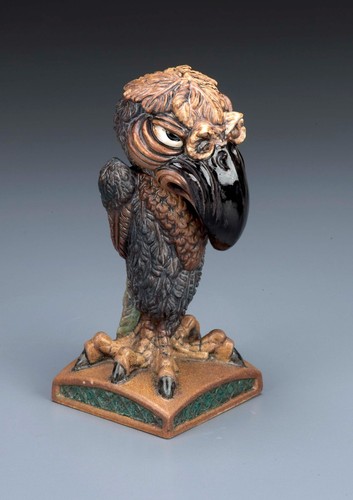 Burslem pottery grotesque bird - pottery,
