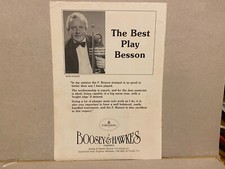 JBFA8 ADVERT 11X8 F. BESSON TRUMPET BOOSEY & HAWKES