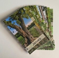 Filofax Personal Organiser Planner - Woodland 12 Monthly Dividers - Laminated