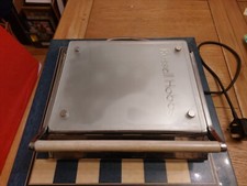 RARE Circa 2003 Russell Hobbs Glass Panini 4 Slice Sandwich Press 10810 *