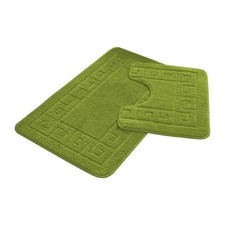 2 Piece Bath Mat Pedestal Set