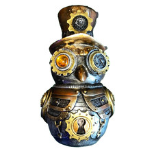 OWL Bronze Style Owls Figurine