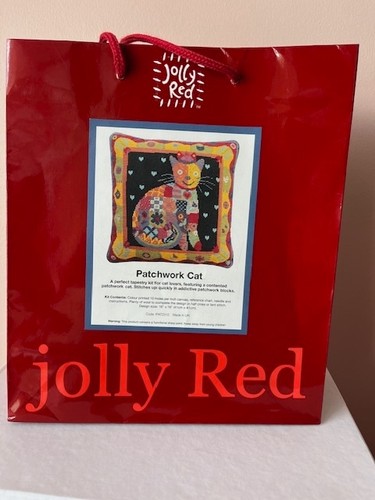 Jolly red patchwork - jolly, cat