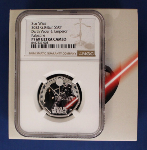 2023 silver proof 50p - silver,