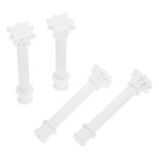  4 Pcs Mini Roman Column Model Ancient Pillars Greek Architectural