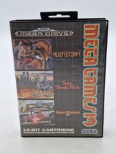 Sega Mega Drive Mega Games 3 Complete Alien Storm Super Thunder Black Monaco GP