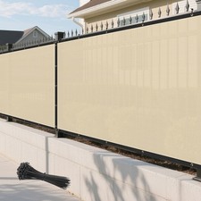 4ft Beige Outdoor Privacy