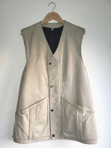 Shooting leather gilet vest - shooting,