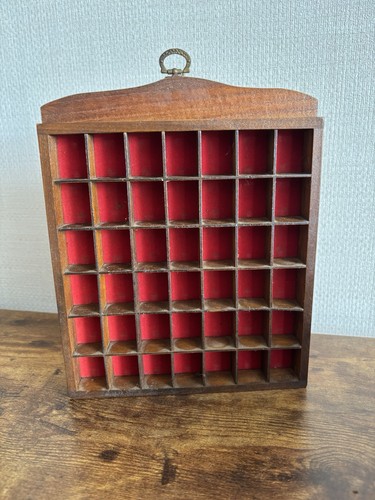 Wooden thimble display - wooden,