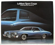 PONTIAC Le Mans Sport Coupe Car Sales Brochure LF USA 1973 #600M