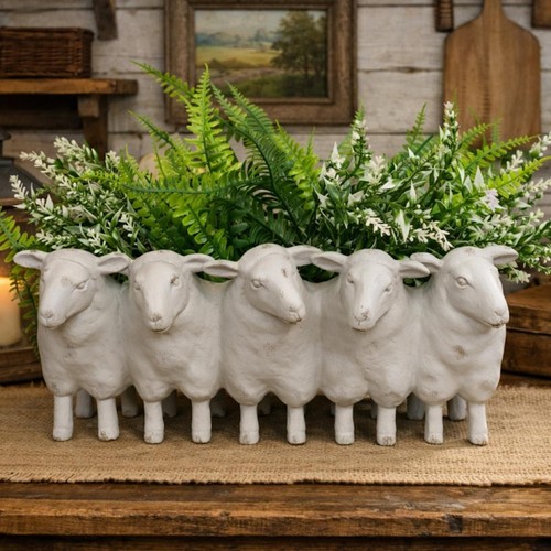 Sheep herd planter trough - herd,